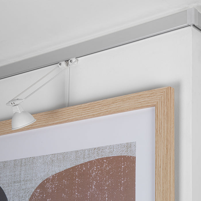 STAS Multirail System, ideal für weiße Bilderleisten 150 cm