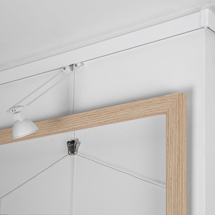 STAS Multirail weiß 150 cm, vielseitiges Aufhängesystem
