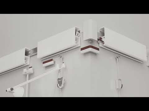 STAS Multirail 200 cm für kreatives Galerien-Design. Erfordert passendes Montageset.