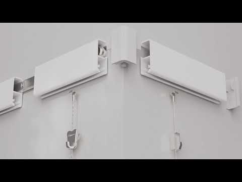 STAS Cliprail Pro 200 cm in Weiß und Aluminium erhältlich.