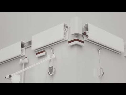 Komplettset: STAS Cliprail Pro 150cm - Perfekt mit 2 Perlonseilen für flexibles Aufhängen.