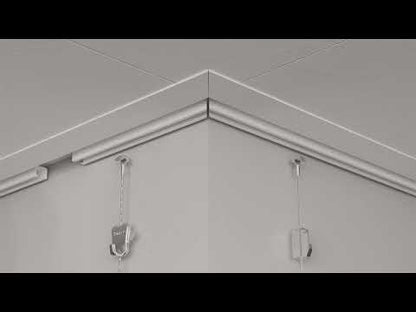 STAS U-Rail 300 cm für elegantes Deckensystem.