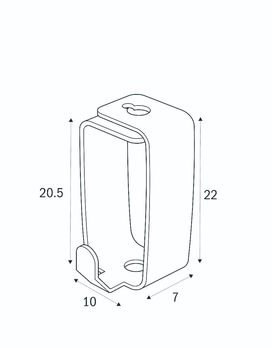 STAS Smartspring: Cobra-Design für müheloses Einhängen.