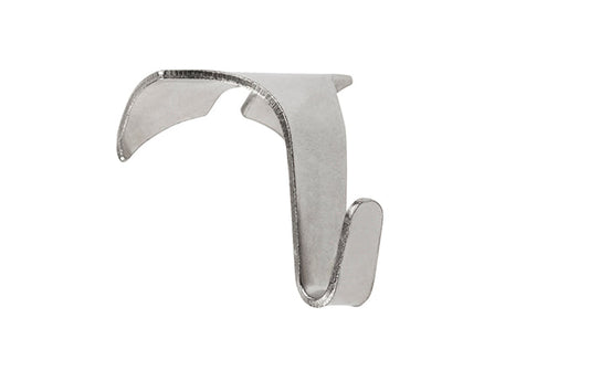 STAS Lattenhaken Alu für flexible Bildaufhängung, 150 cm Stahlseil mit Schlaufe.