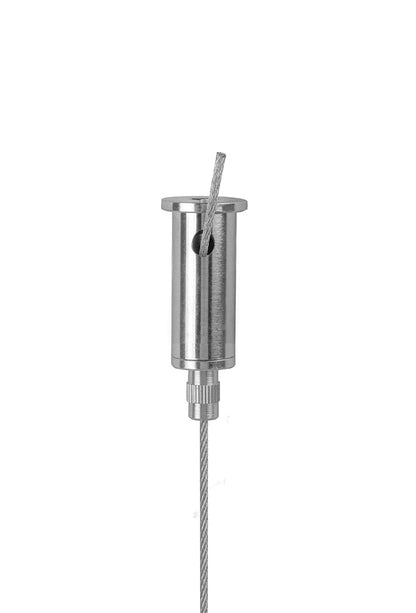 STAS Aufhängeset hat ein 1,5 mm Drahtseil, verstellbare Deckenmontage, für Lasten bis 25 kg.