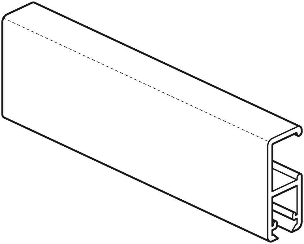 STAS Cliprail Pro 200 cm, kompatibel mit STAS Haken und Schnüren.