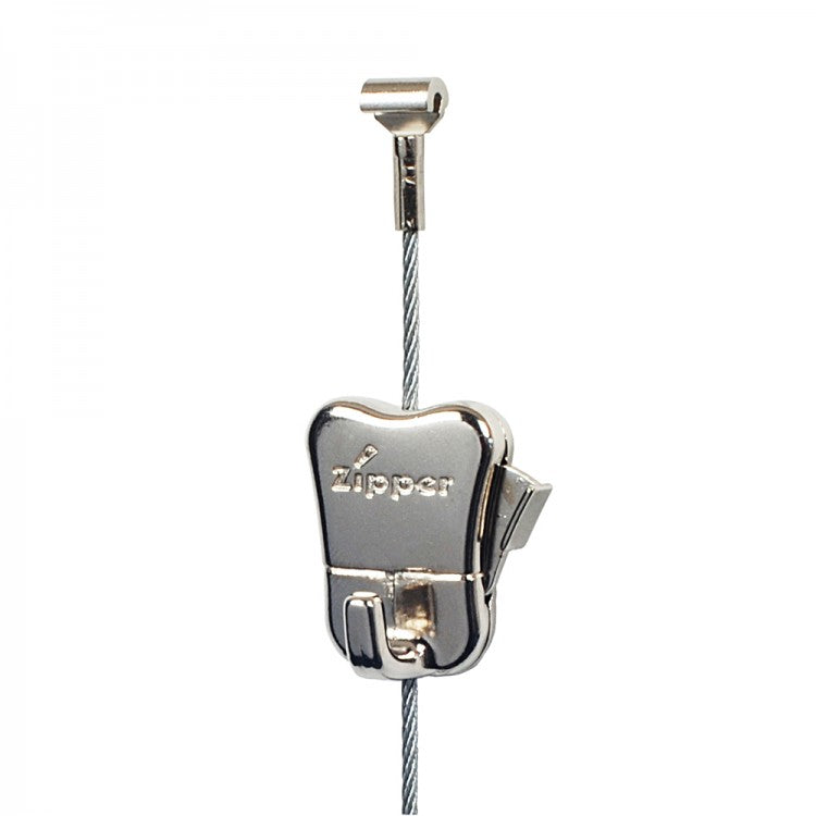 STAS Zipper Hook: Sicherer Halt für Kunstwerke an Schienen.